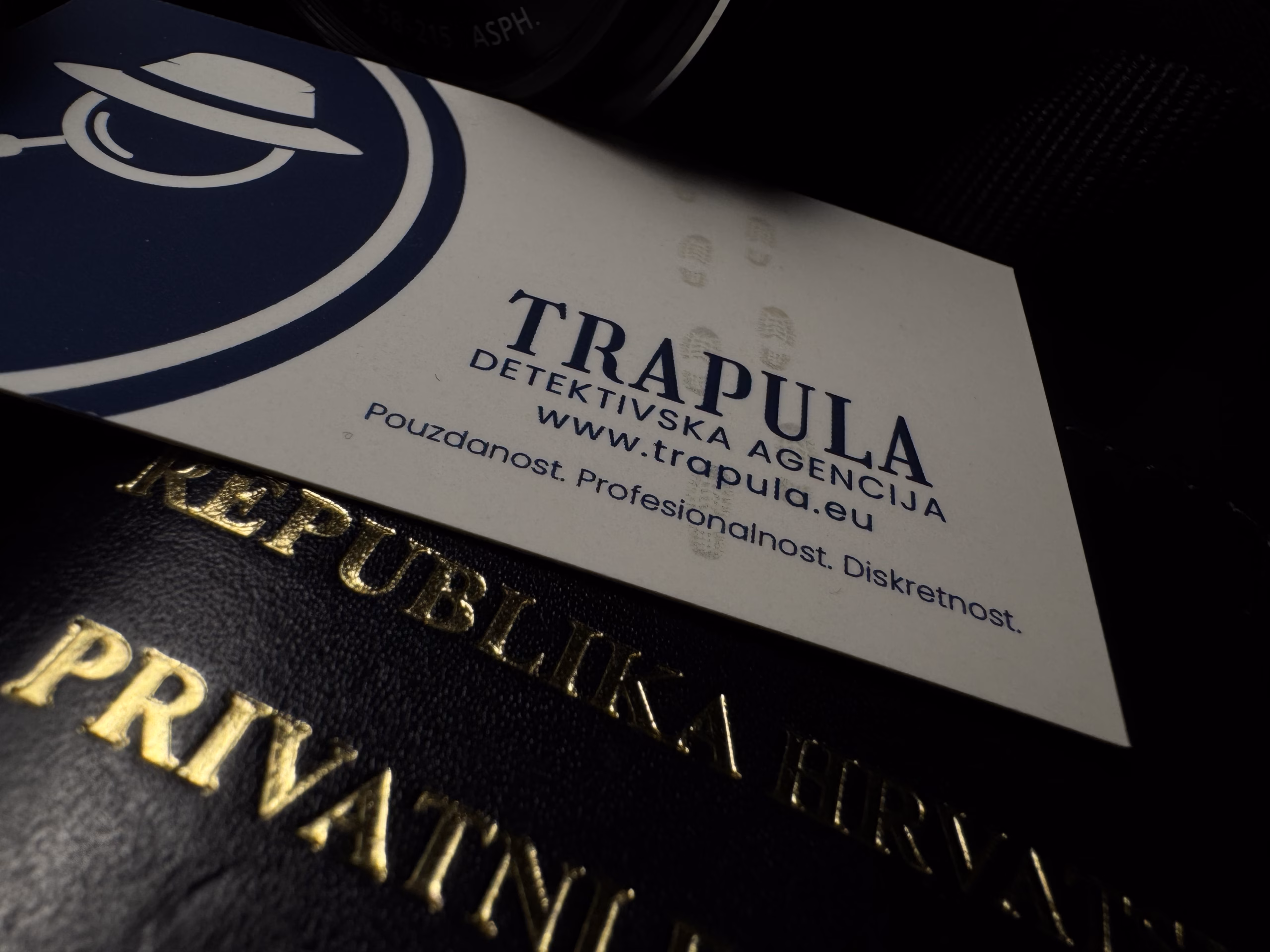 Iskaznica privatnog detektiva i identitet detektivske agencije TRAPULA
